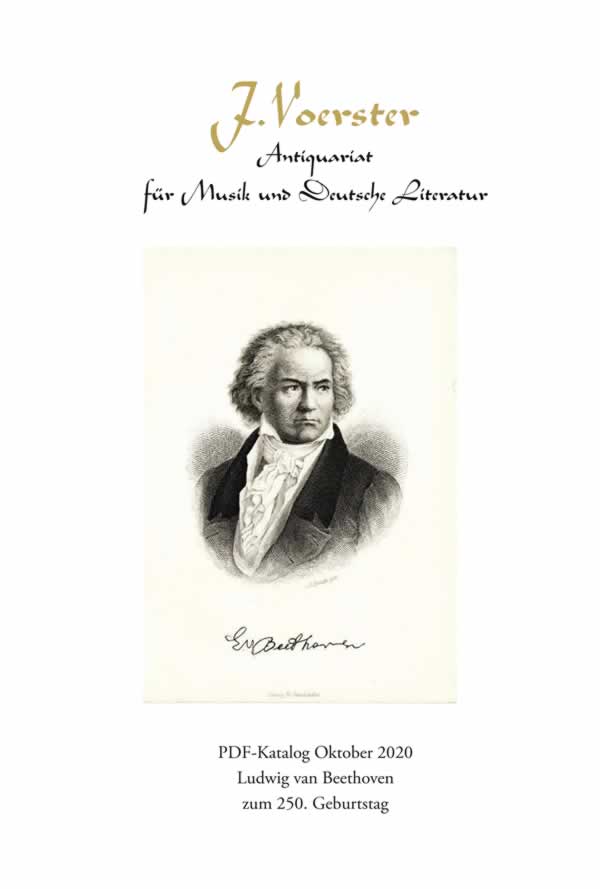 PDF-Katalog Oktober 2020 - Ludwig van Beethoven - zum 250. Geburtstag
