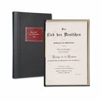 Seltene Erstausgabe: Hoffmann von Fallersleben - Das Lied der Deutschen