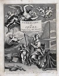 Erstausgabe von Georg Friedrich Händel - Tamerlane An Opera Compos'd