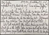 EINEM, Gottfried von [1918- 1996]: Autograph letter with place, date and signature. Rindlberg, 27. 2. [19]78. Oktavo oblong 15 x 21cm. 2 pages.   