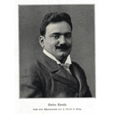 CARUSO, Enrico. - Porträt und Lebenslauf [in:] Illustrirte Zeitung. Nr. 3177 19. Mai 1904. Halbe Seite auf S. 728. Das Porträt: 11 x 9 cm. 