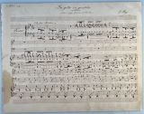 ALARY, Giulio 21 [1814-1891]: La gita in gondola. Nocturne pour mezzo soprano et bariton (et piano). [Zeitgenössische Abschrift-  contemporary manuscript]. Folio oblong 25 x 33cm. 8 pages. Some waterstaining. 