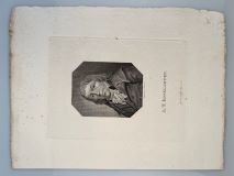 KOSEGARTEN, Ludwig Theobald. - Portrait, Porträt, Brustbild nach links. Kupferstich von J. F. Rossmäsler. Zwickau, Gebr. Schumann [ca. 1820] 17,4 x 13 cm 