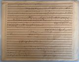 OFFENBACH, Jacques [1819-1880]: Autograph manuscript [Paris, ca. 1877]. Large folio oblong. 2 pp. written on both sides, 24 staves. Somewhat browned, small waterstain. 