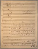 ORFF, Carl [1895-1982]: Autograph music manuscript for the opera 