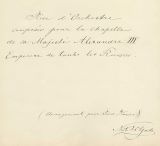 GADE, Niels W. [1817-1890]: Music manuscript 