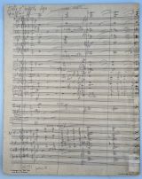 TOSCANINI, Arturo [1867-1957]: Autograph music manuscript in full score 